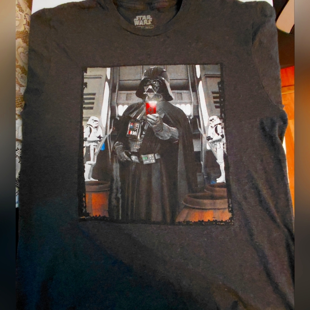 Vintage Star Wars Darth Vader Dark Side Tee Size L Collectible Preowned EUC